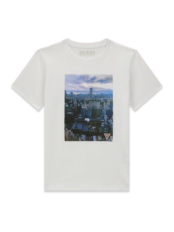 Guess Kids Guess Kids T-Shirt 183927 Bílá Classic Fit