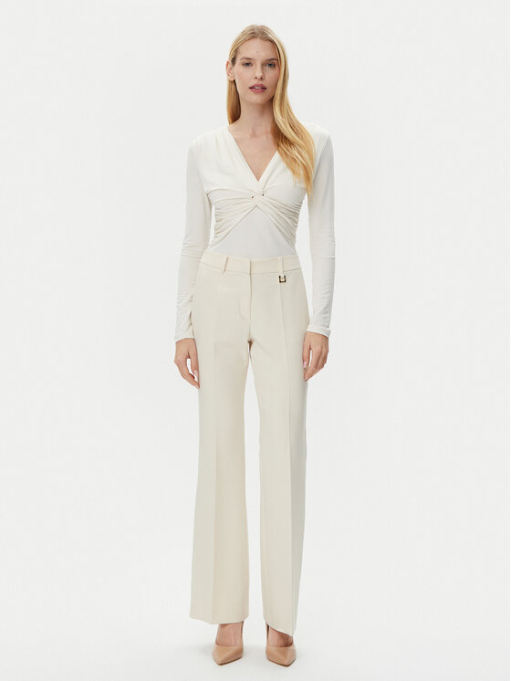 BOSS BOSS Блузка Eulori 50534546 Кремовий Slim Fit