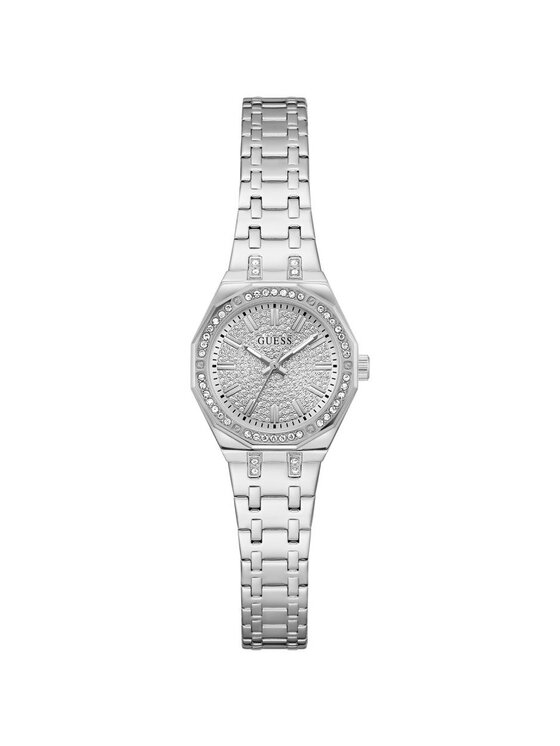 Guess Guess Hodinky GW0931L1 Stříbrná