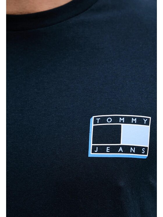 Tommy Jeans Tommy Jeans T-shirt TJM SLIM POP COLOR F Blu Slim Fit