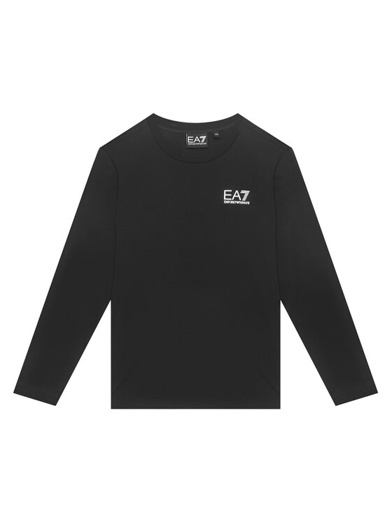 EA7 Emporio Armani Bluză 7B000021 AF10378 UC001 Negru Regular Fit
