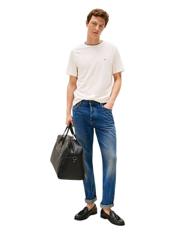 Tommy Hilfiger Tommy Hilfiger T-shirt q-dav-59360 Bianco Regular Fit