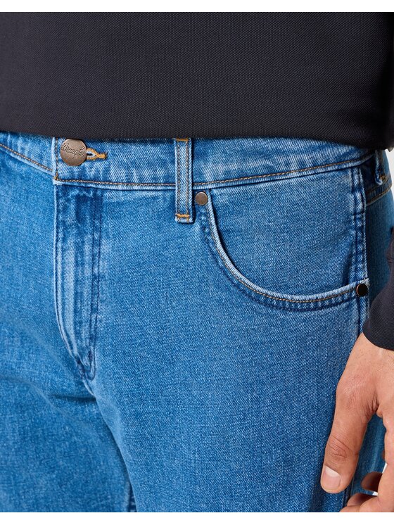 Wrangler Wrangler Jeansy GREENSBORO Niebieski Straight Leg