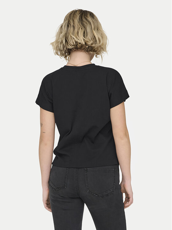 ONLY ONLY Футболка Erica 15308926 Чорний Oversize