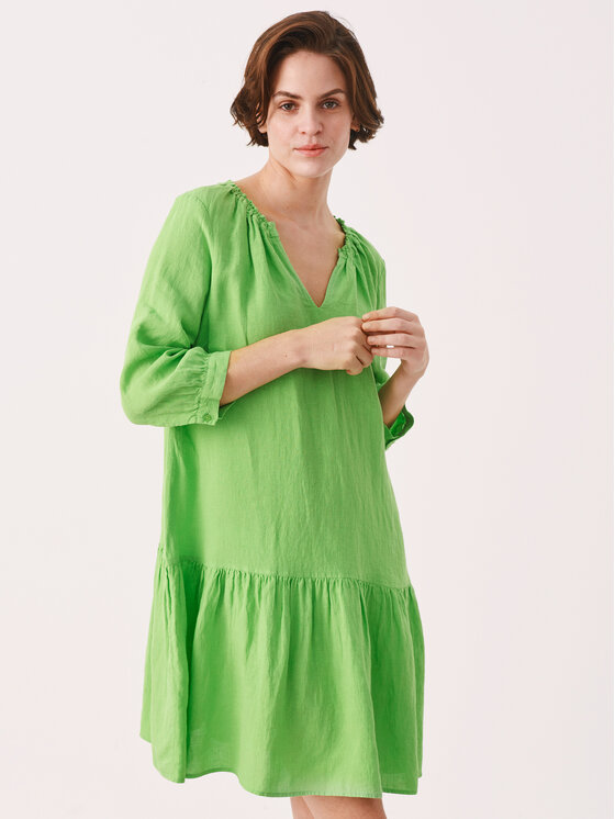 Part Two Vsakodnevna obleka Chania 30305175 Zelena Relaxed Fit