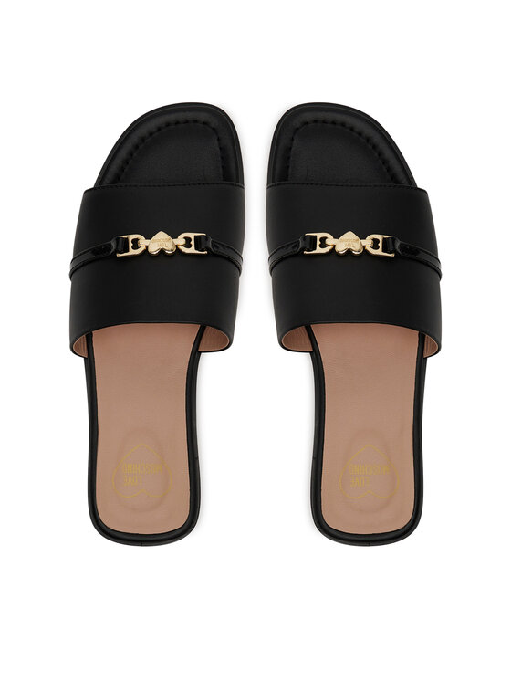 LOVE MOSCHINO LOVE MOSCHINO Şlapi JA28082G1MIA400A Negru