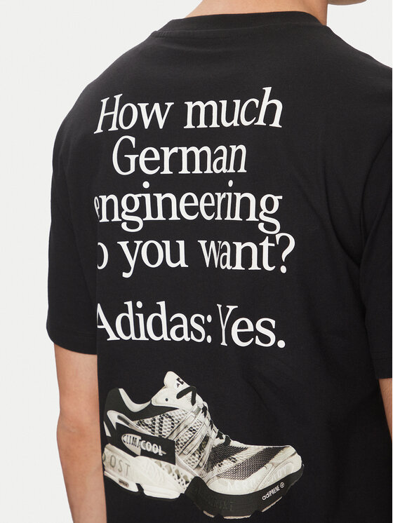 adidas adidas T-Shirt German Engineering Graphic JP1528 Czarny Regular Fit
