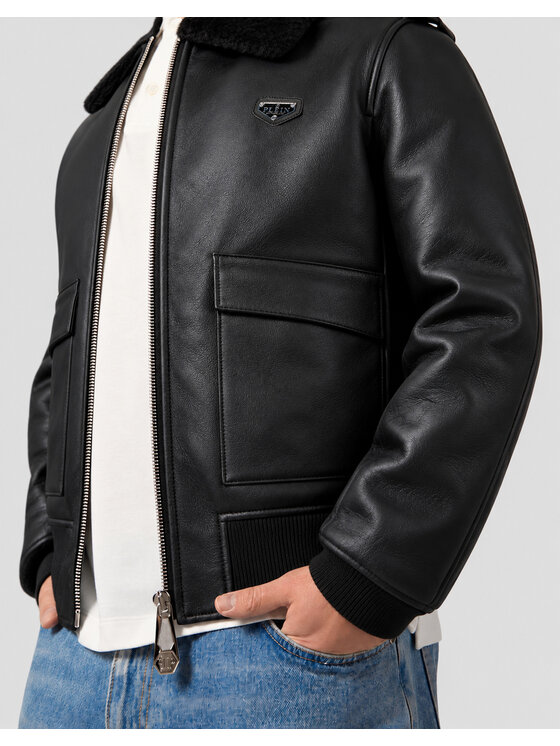 PHILIPP PLEIN PHILIPP PLEIN Giubbotto piumino 28618 Nero Regular Fit