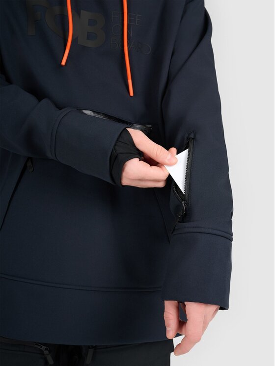 4F 4F Giacca da snowboard 4FRAW25TSOFM509-20S Nero Regular Fit