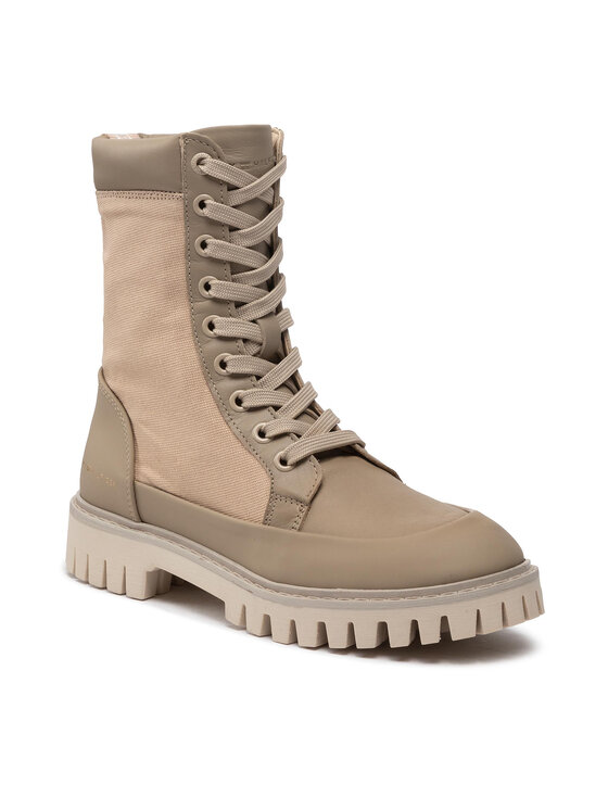 Tommy Hilfiger Tommy Hilfiger Trapery Th Casual Lace Up Boot FW0FW06549 Beżowy