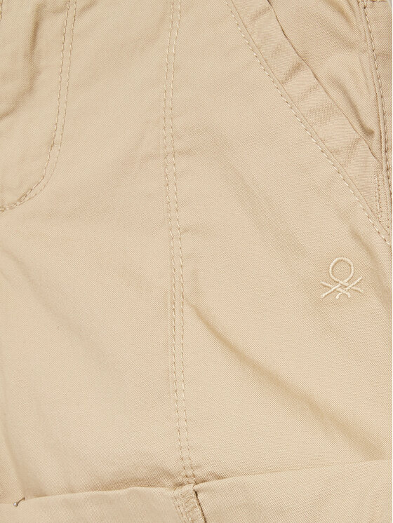 United Colors Of Benetton United Colors Of Benetton Auduma šorti 4LN6G900N Bēšs Regular Fit
