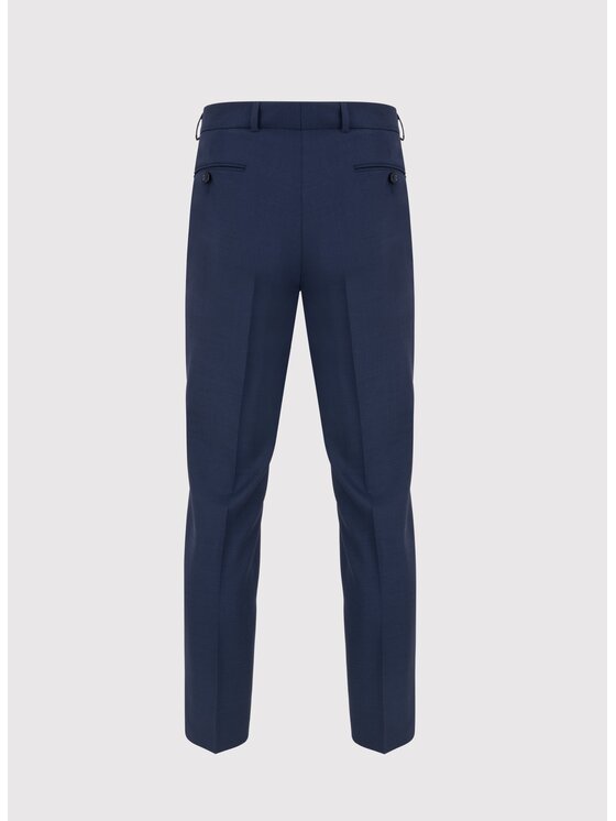 Pako Lorente Pako Lorente Spodnie garniturowe P24SF-6G-025 Granatowy Slim Fit