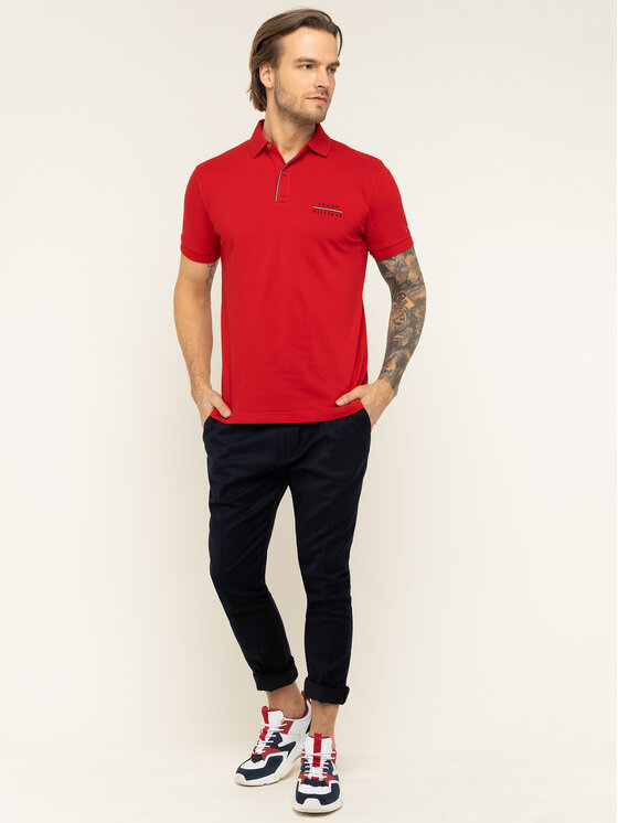 tommy hilfiger logo polo