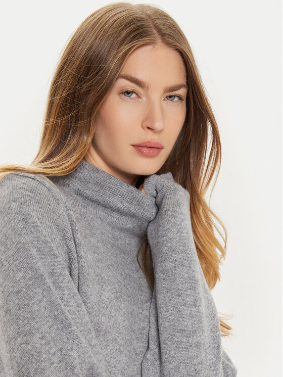 MAX&Co. MAX&Co. Sukienka dzianinowa 2426326014200 Szary Regular Fit
