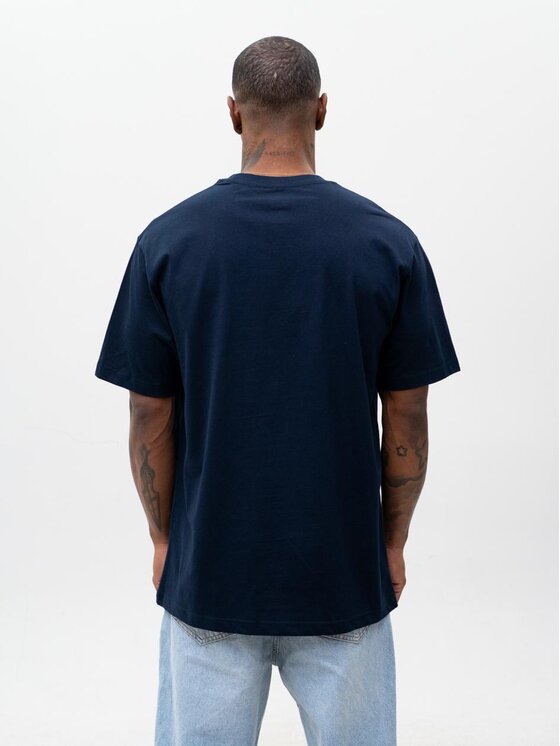 Jigga Wear Jigga Wear T-Shirt Szeroka luźna Laur korona 130026 Granatowy Oversize