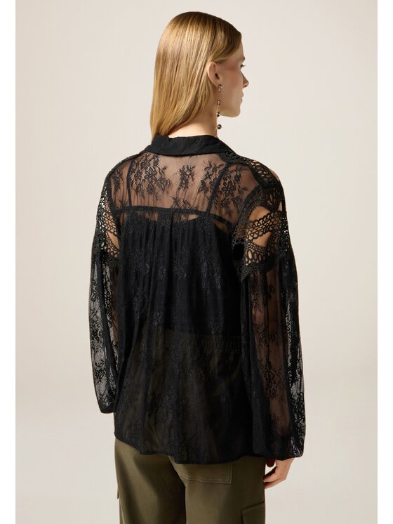 Oltre Oltre Camicia 5022J000848N033 Nero Over Fit