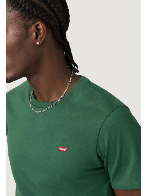 Levi's® Levi's® T-shirt SS ORIGINAL HM TEE DARK GREEN JERSEY Verde Original Fit