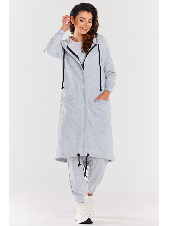 Infinite You Infinite You Mikina M278 Sivá Basic Fit