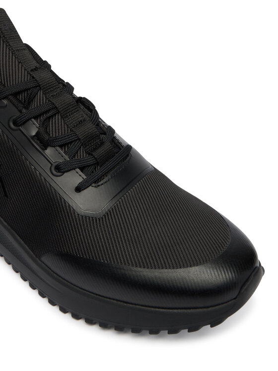 Calvin Klein Calvin Klein Sneakersy Eva Runner Lace Up Mat Mix YM0YM01442 Čierna