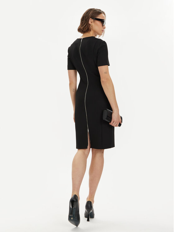 BOSS Boss Vsakodnevna obleka 50493529 Črna Slim Fit