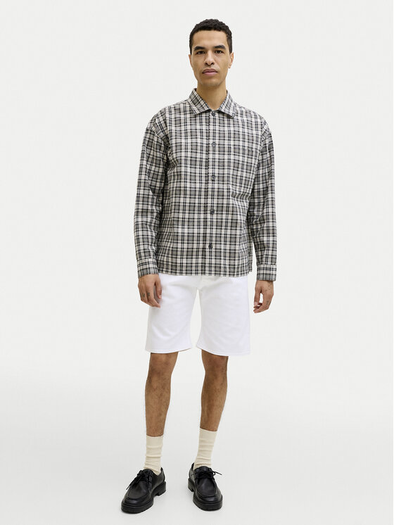 Jack & Jones Jack & Jones Bavlnené šortky Rick Original 12290839 Biela Regular Fit