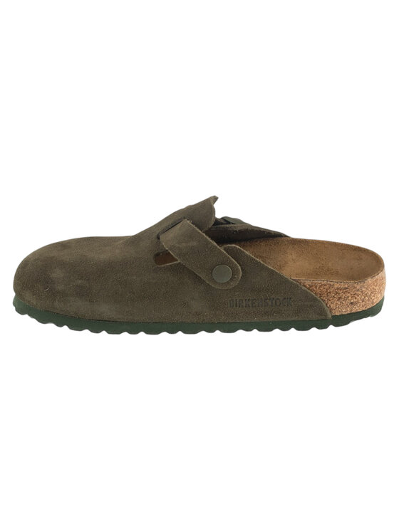 Birkenstock Birkenstock Klapki Boston Leather Zielony