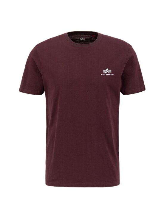 Alpha Industries Alpha Industries T-Shirt AI.188505-21-3XL Bordowy Basic Fit