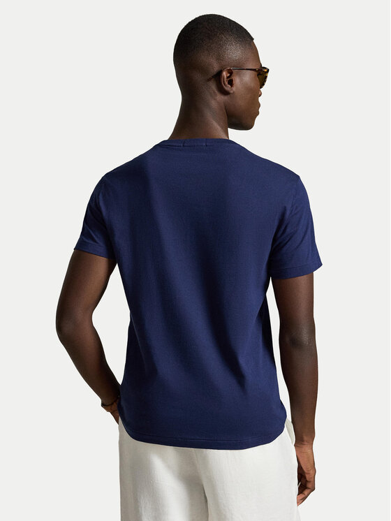 Polo Ralph Lauren Polo Ralph Lauren T-Shirt 710B21964001 Granatowy Regular Fit
