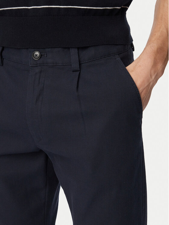 BOSS BOSS Chinos 50559158 Dunkelblau Tapered Fit