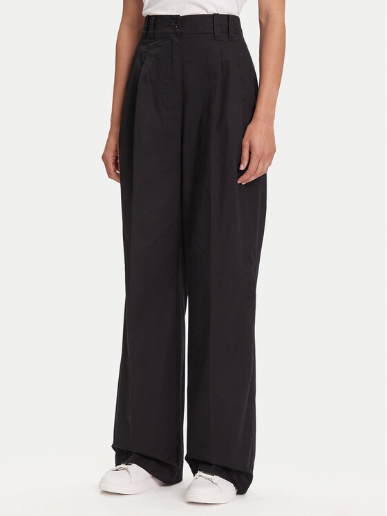 Marc O'Polo Marc O'Polo Παντελόνι υφασμάτινο 506 0341 10105 Μαύρο Loose Fit