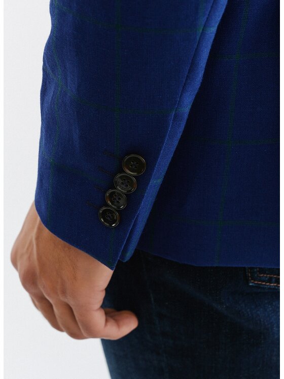 Pako Lorente Pako Lorente Marynarka P23SP-3X-009 Granatowy Slim Fit