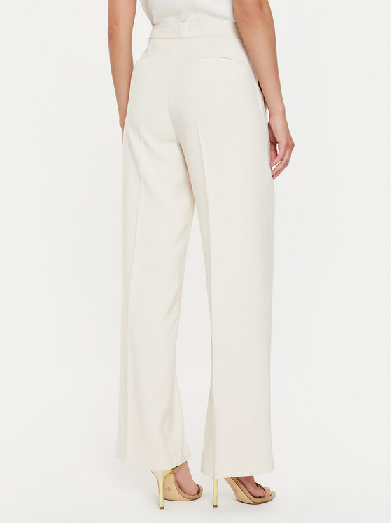 ViCOLO ViCOLO Szövet nadrág TB0049 Ekru Regular Fit