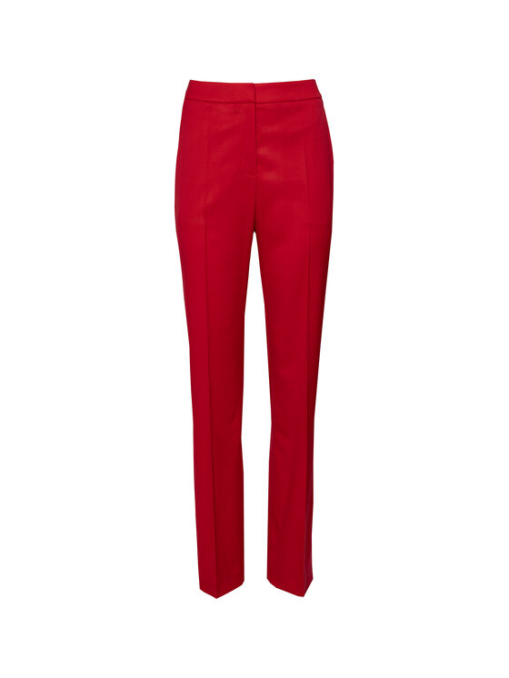Deni Cler Milano Deni Cler Milano Spodnie materiałowe W-DC-5227-E2-K7-30-1 Czerwony Regular Fit