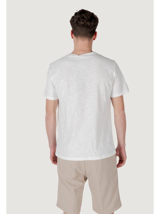 Antony Morato Antony Morato T-Shirt REGULAR FIT WITH EMBROIDERED LOGO Λευκό Regular Fit