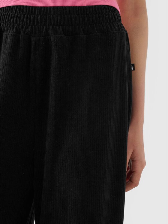 4F 4F Pantaloni da tuta 4FRAW24TTROF1352-20S Nero Oversize