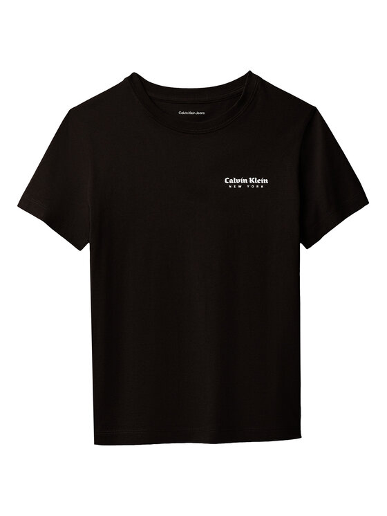 Calvin Klein Jeans Calvin Klein Jeans T-Shirt Minimal Logo IB0IB02608 Czarny Regular Fit