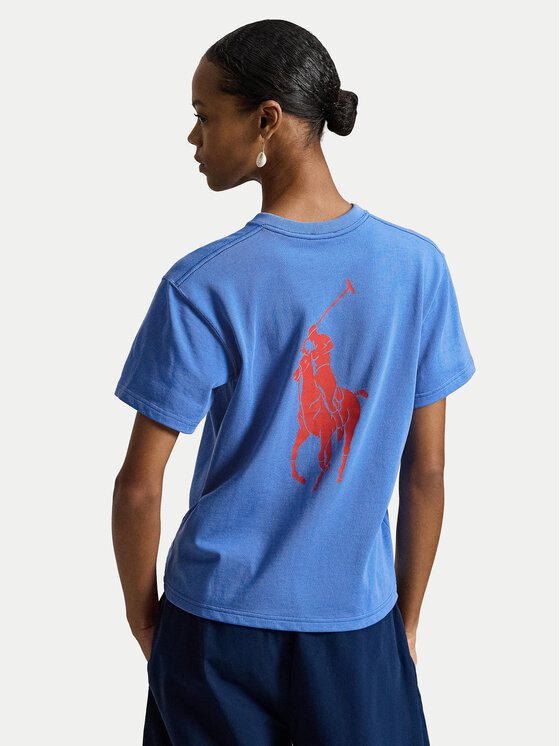 Polo Ralph Lauren Polo Ralph Lauren Tričko 211A96263002 Modrá Regular Fit