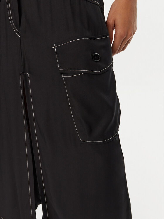 PINKO PINKO Spódnica midi Gulp 103564 A1WU Czarny Regular Fit