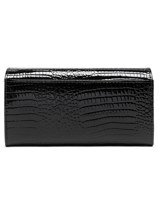 Semi Line Semi Line Голям дамски портфейл P8228-0 Черен