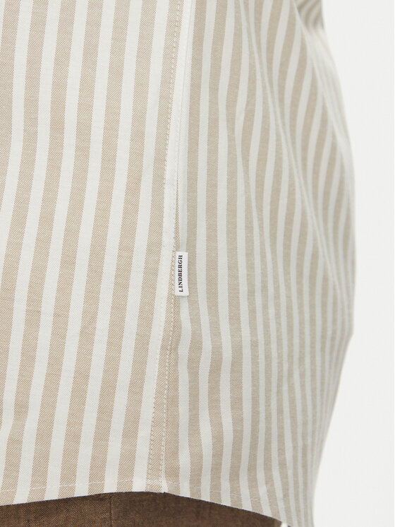 Lindbergh Lindbergh Košeľa 30-203536B Béžová Regular Fit