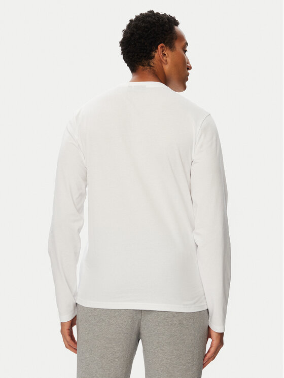 Napapijri Napapijri Тениска с дълъг ръкав Salis NP0A4HN7 Бял Regular Fit