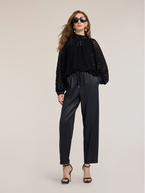 Motivi Motivi Blusa 2046W000814N033 Nero Boxy Fit