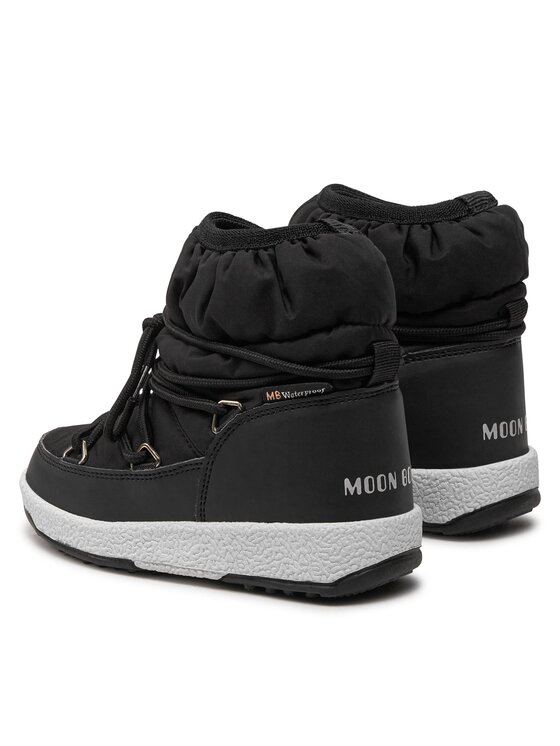 Moon Boot Moon Boot Μπότες Χιονιού Jr Girl Low Nylon Wp 34051800001 Μαύρο