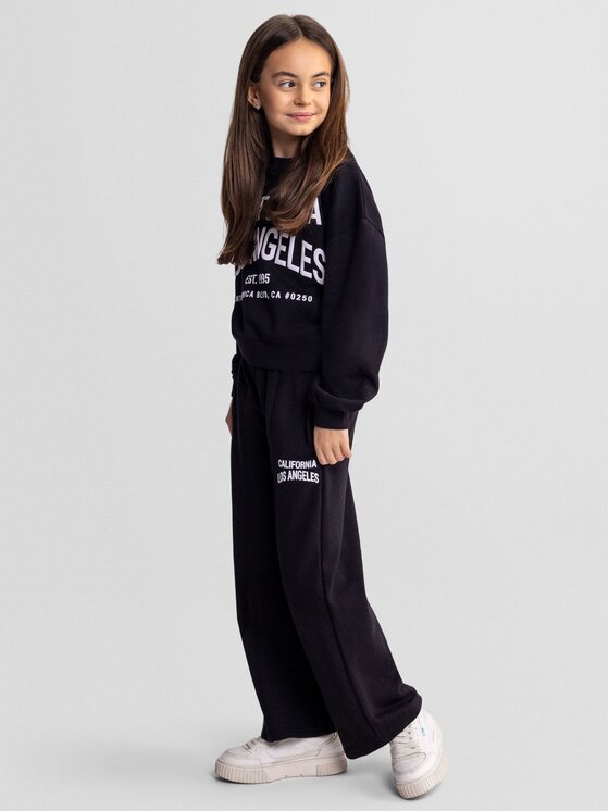 minoti minoti Zestaw 30FLEECE162 Czarny Regular Fit