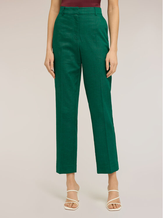 Motivi Motivi Pantaloni di tessuto P077Q004519N035 Verde Regular Fit