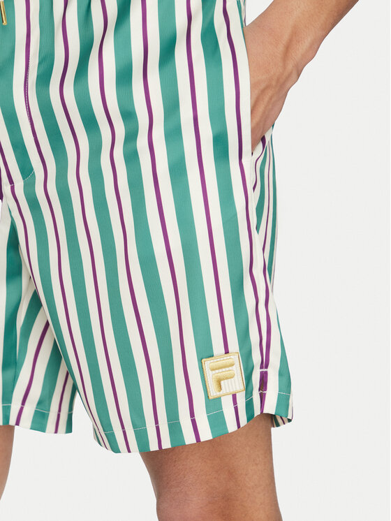 Fila Fila Pantaloni scurți sport Lastro FAM0925 Verde Regular Fit