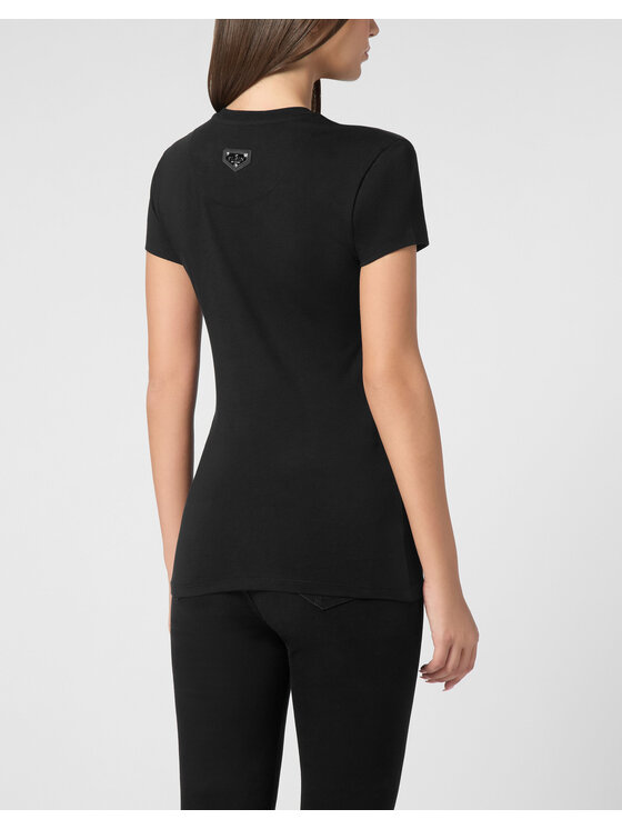 PHILIPP PLEIN PHILIPP PLEIN T-Shirt 9507 Černá Skin Tight Fit