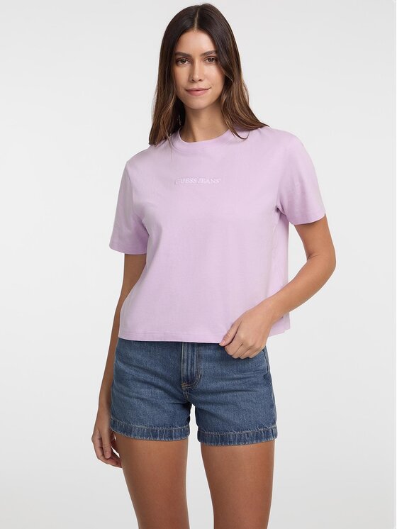 Guess Jeans Guess Jeans T-shirt 170163 Viola Classic Fit