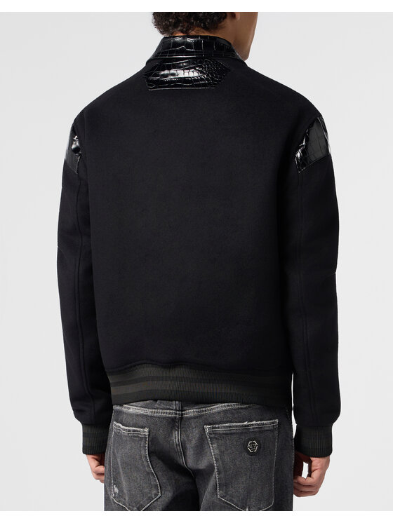 PHILIPP PLEIN PHILIPP PLEIN Kurtka puchowa 31283 Czarny Regular Fit