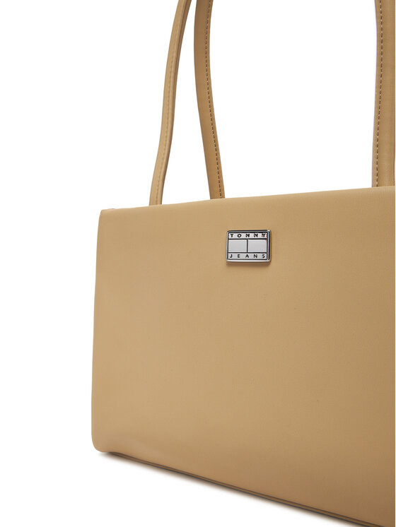 Tommy Jeans Tommy Jeans Rankinė Tjw American Cool Med Tote AW0AW17297 Smėlio